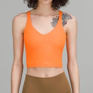 Size 6 align tank orange soda
